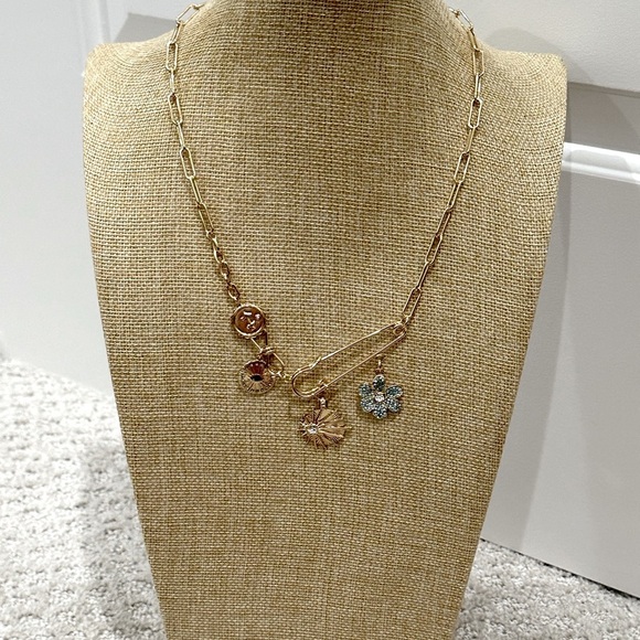 💎  Evil Eye Paperclip Necklace - Picture 6 of 7